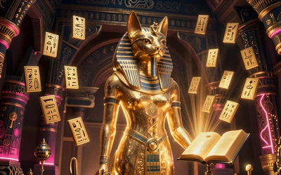 Book of Cats Slot - &Auml;gypten-Abenteuer Spielautomat mit Freispielen bei XON Casino